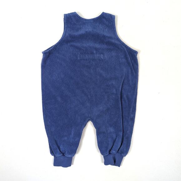 Vintage Baby Bgosh Romper Boys Size 6-9m Terry Sailboat Jumpsuit - Picture 3 of 6